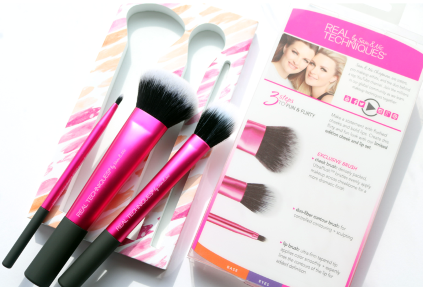Real Techniques - Cheek & lip set limited edition