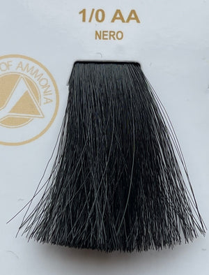 Lisap LK anti age Permanent Hair Colour - 100ml, 1/0 Black أسود