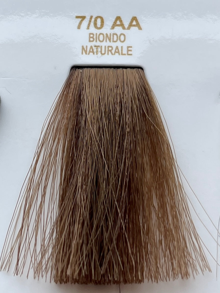 Lisap LK anti age Permanent Hair Colour - 100ml, 7/0 Medium Blonde / Biondo Naturale / أشقر وسط