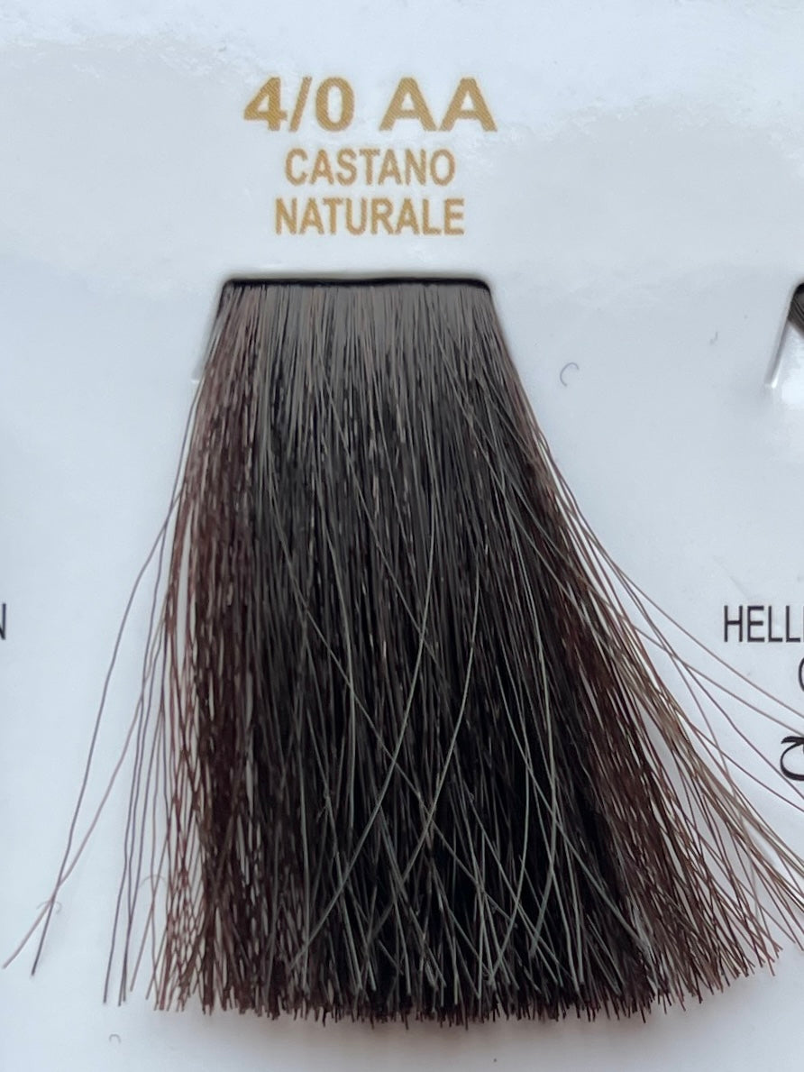 Lisap LK anti age Permanent Hair Colour - 100ml, 4/0 AA Medium brown / castano بني وسط