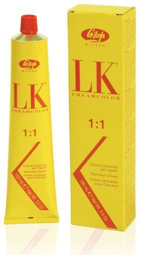 Lisap LK anti age Permanent Hair Colour - 100ml, 1/0 Black أسود
