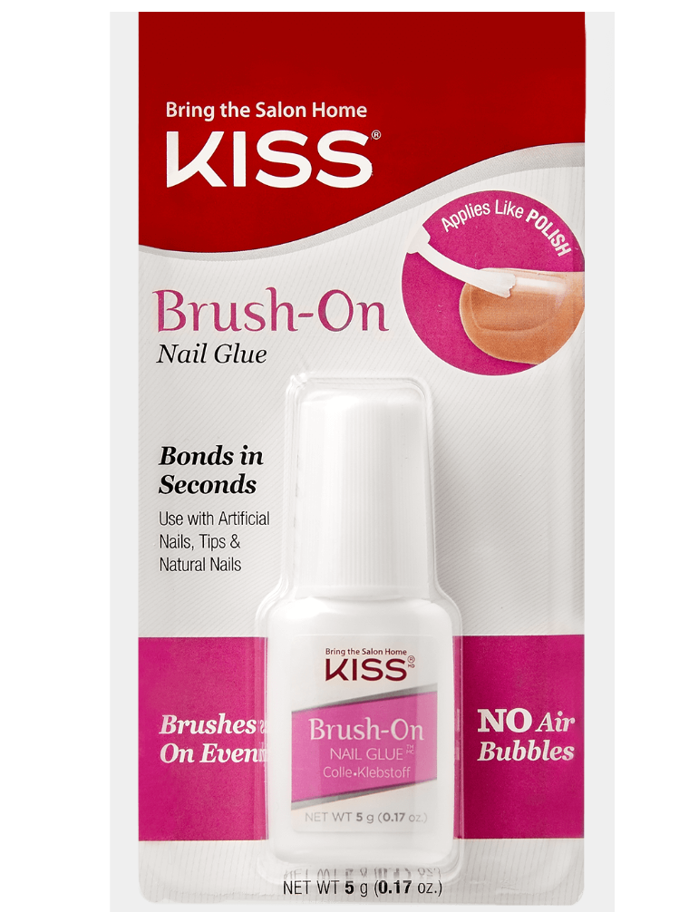 KISS Brush on Nail Glue - Clear