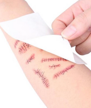 SFX Temporary tattoo - Stitch Scars Scab