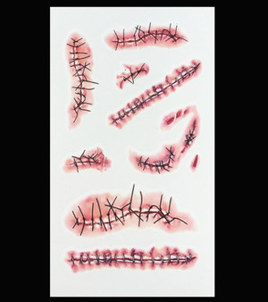 SFX Temporary tattoo - Stitch Scars Scab