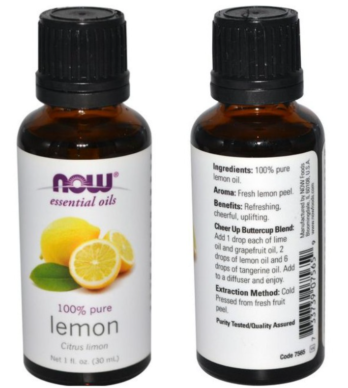 Now Solutions - Lemon essential oil 100% pure