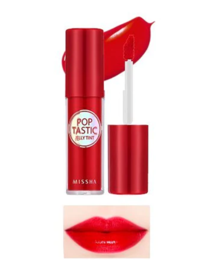 Missha Pop Tastic jelly lip tint - So Red
