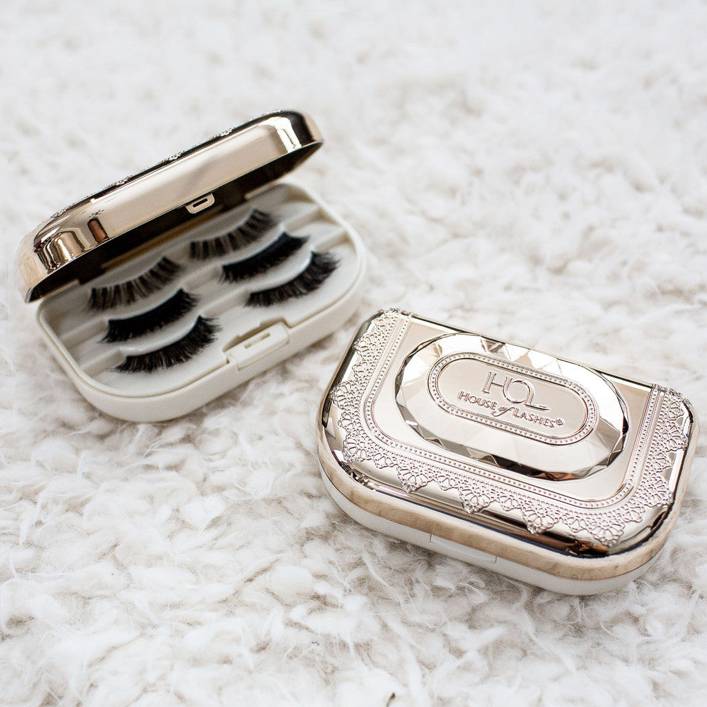 HOUSE OF LASHES - CHAMPAGNE GOLD PRECIOUS GEM CASE