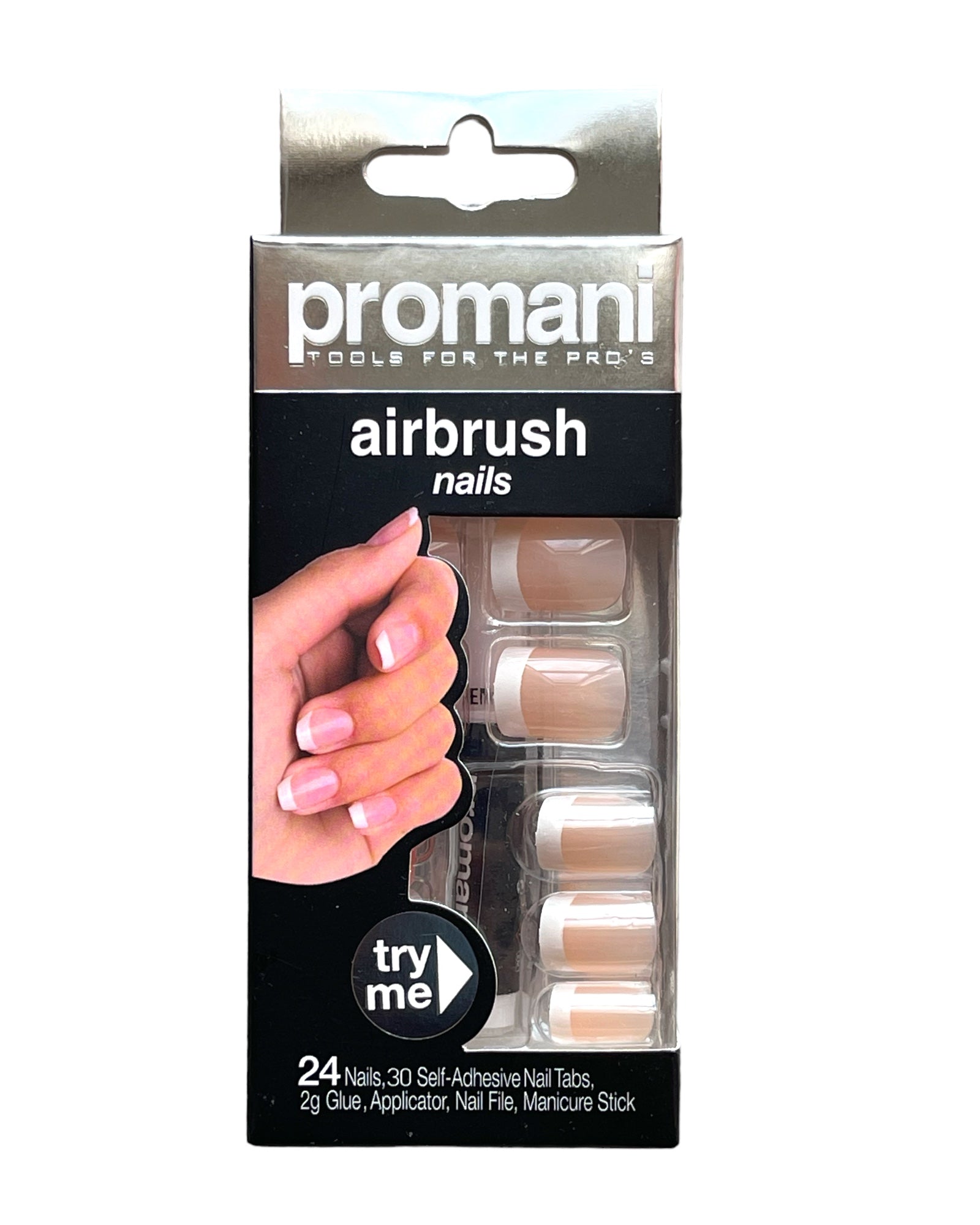 Promani - French Nail kit Big size PR-5006 Pink