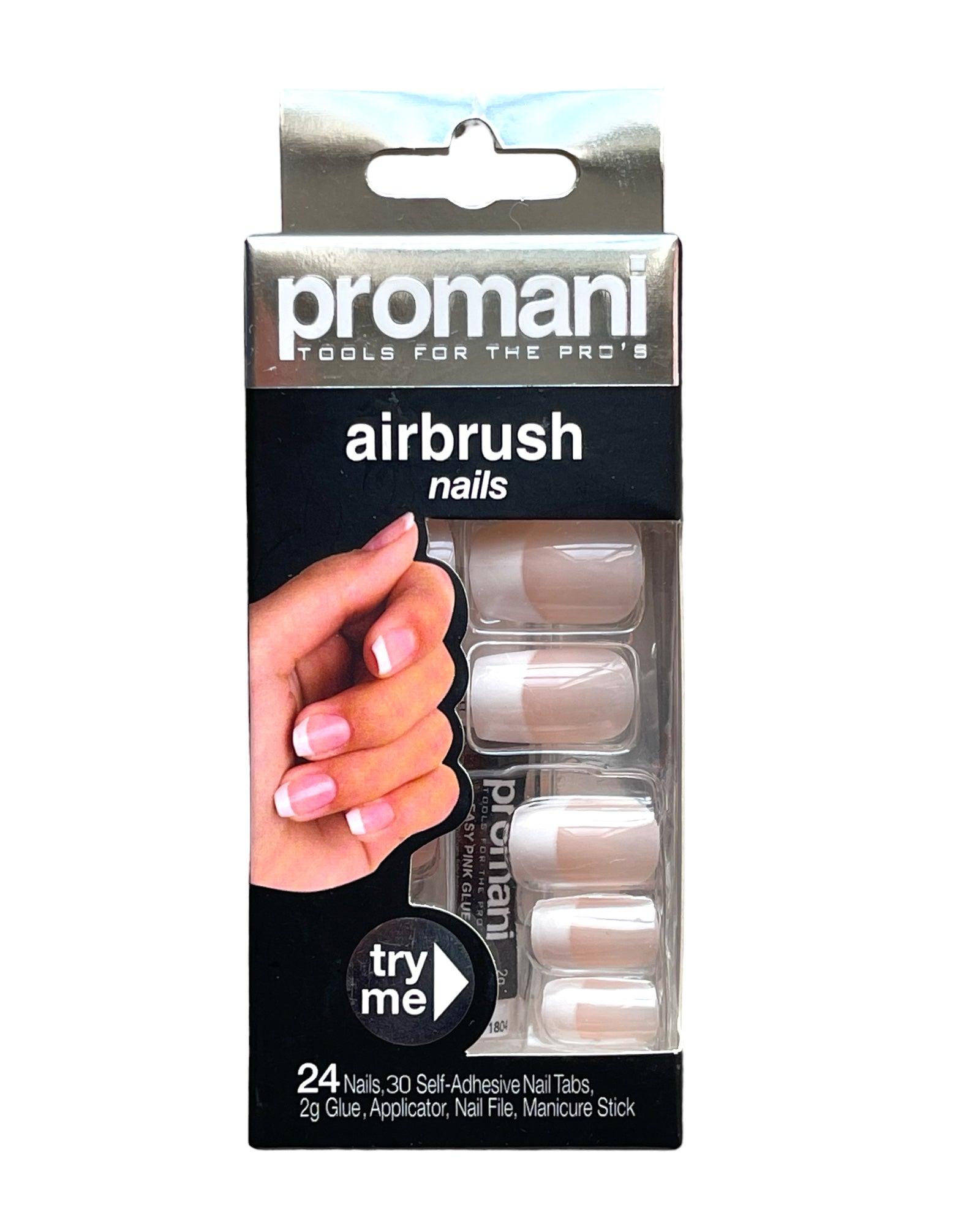 Promani - French Nail kit Big size PR-5005 Pink