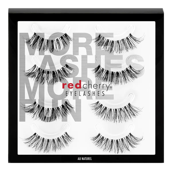 Red cherry Au natural multi pack lashes
