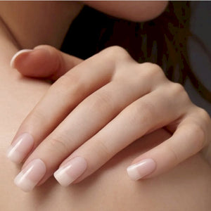 KISS Salon Acrylic French Nude Nails KAN03 28 Nalis