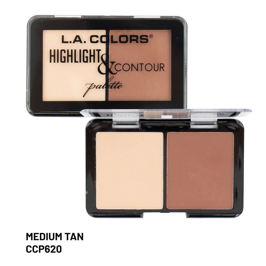 LA Colors - Highlight & Contour medium tan