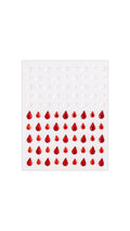 Blood drop & pearl body jewel
