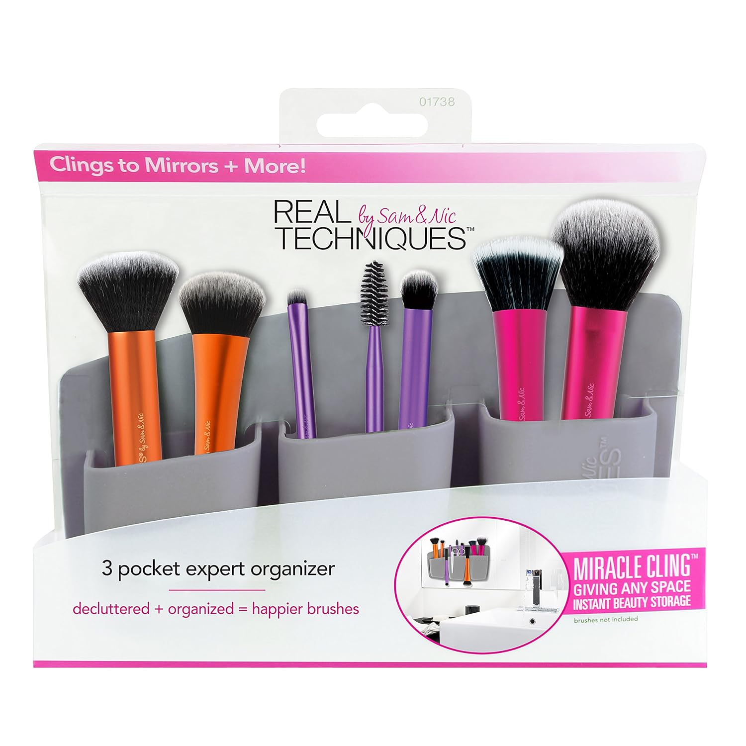 Real Techniques 3 Pocket Expert Organizer