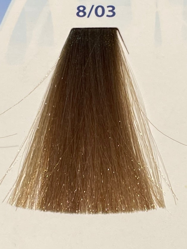 Lisap Milano Easy Absolute 3 Color - 8/03 Naturally golden light blonde أشقر فاتح طبيعي ذهبي