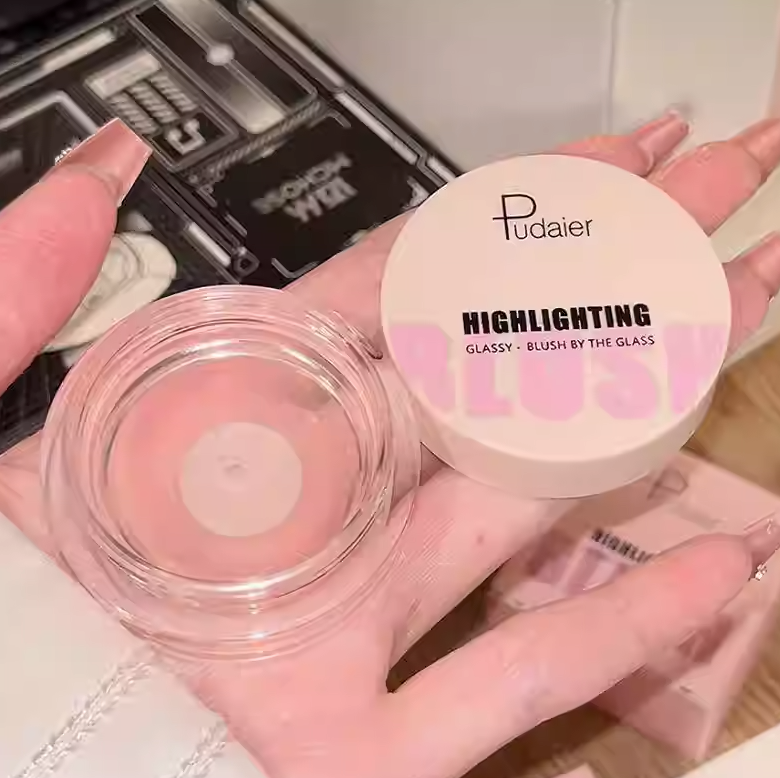 Pudaier - GLASSY SKIN BLUSH - TEMPERATURE CHANGE NATURAL PINK BLUSH