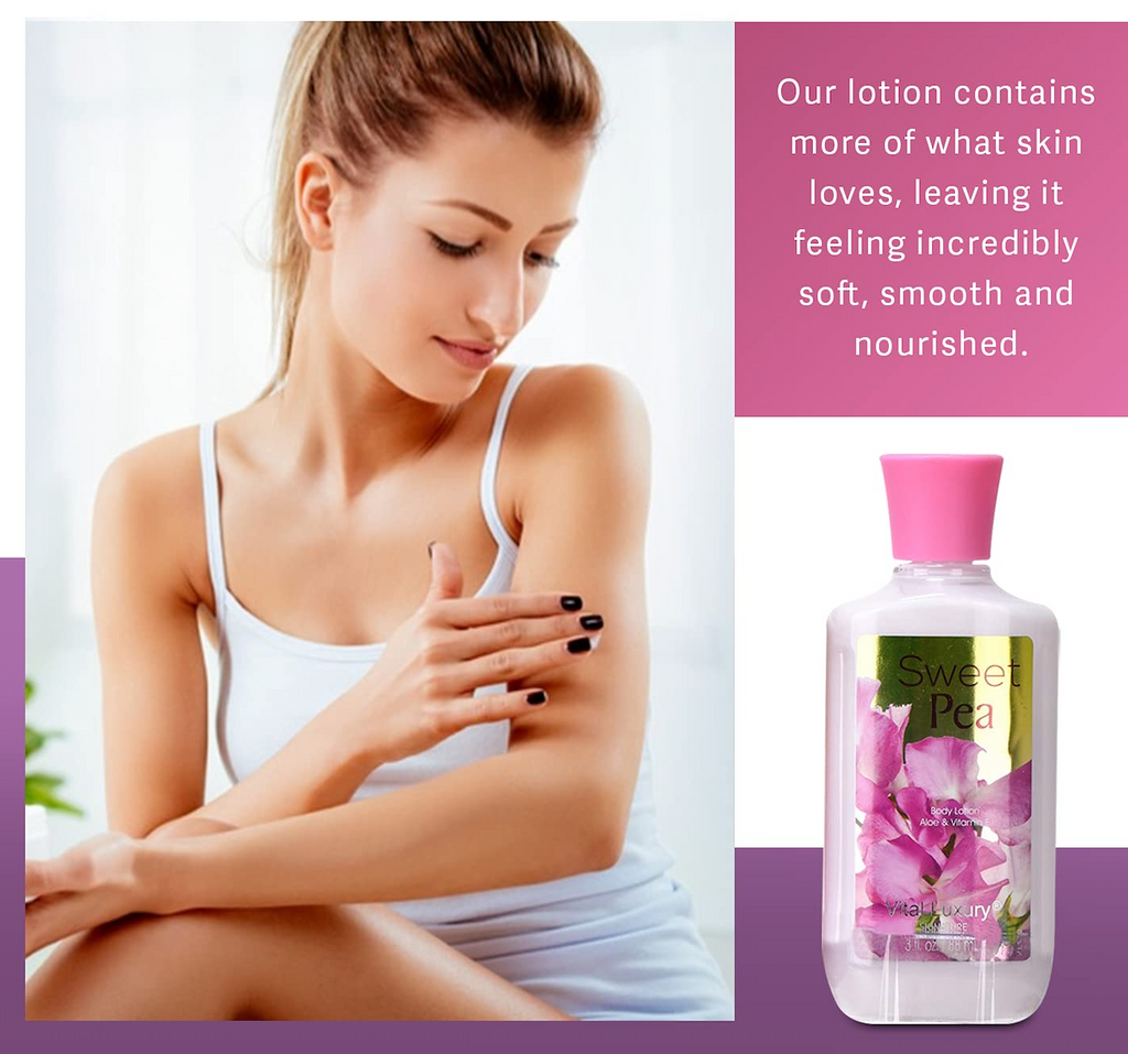 Vital Luxury - Sweet Pea  3oz lotion