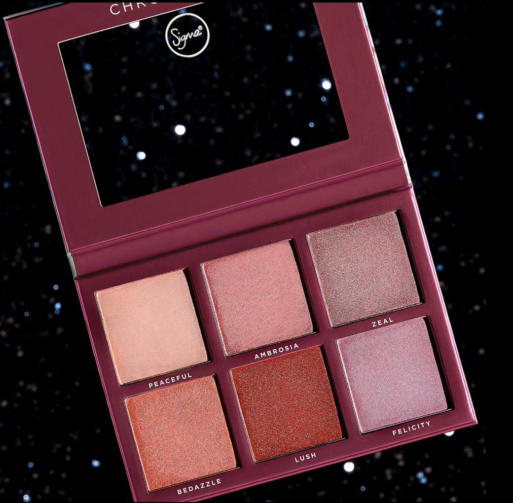 Sigma Beauty Chroma Glow Shimmer + Highlight Palette