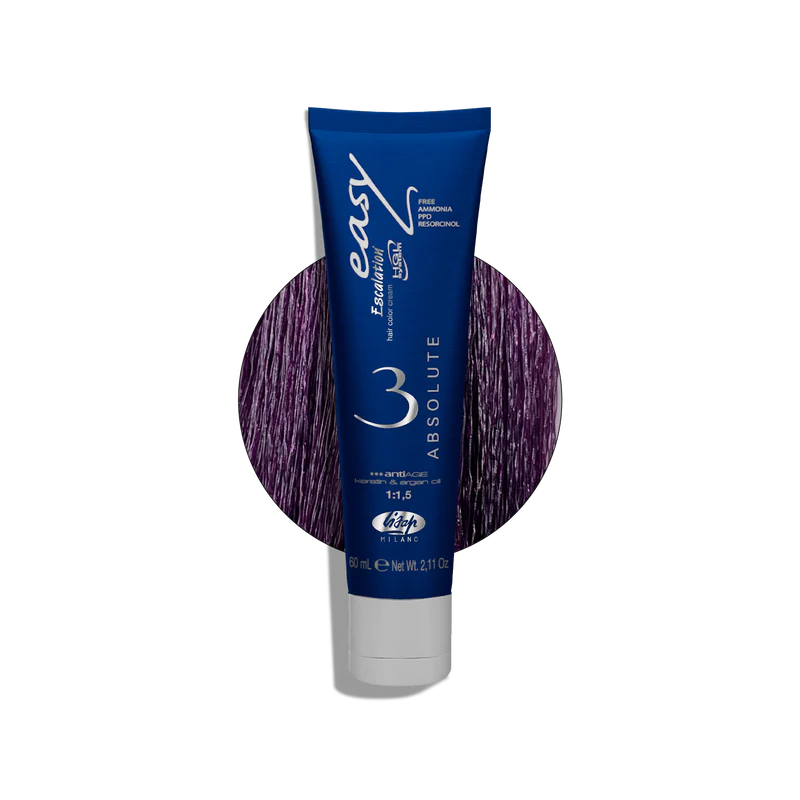 Lisap Milano Easy Absolute 3 Color - 55/88 Deep Intense Violet Light بنفسجي غامق مخملي