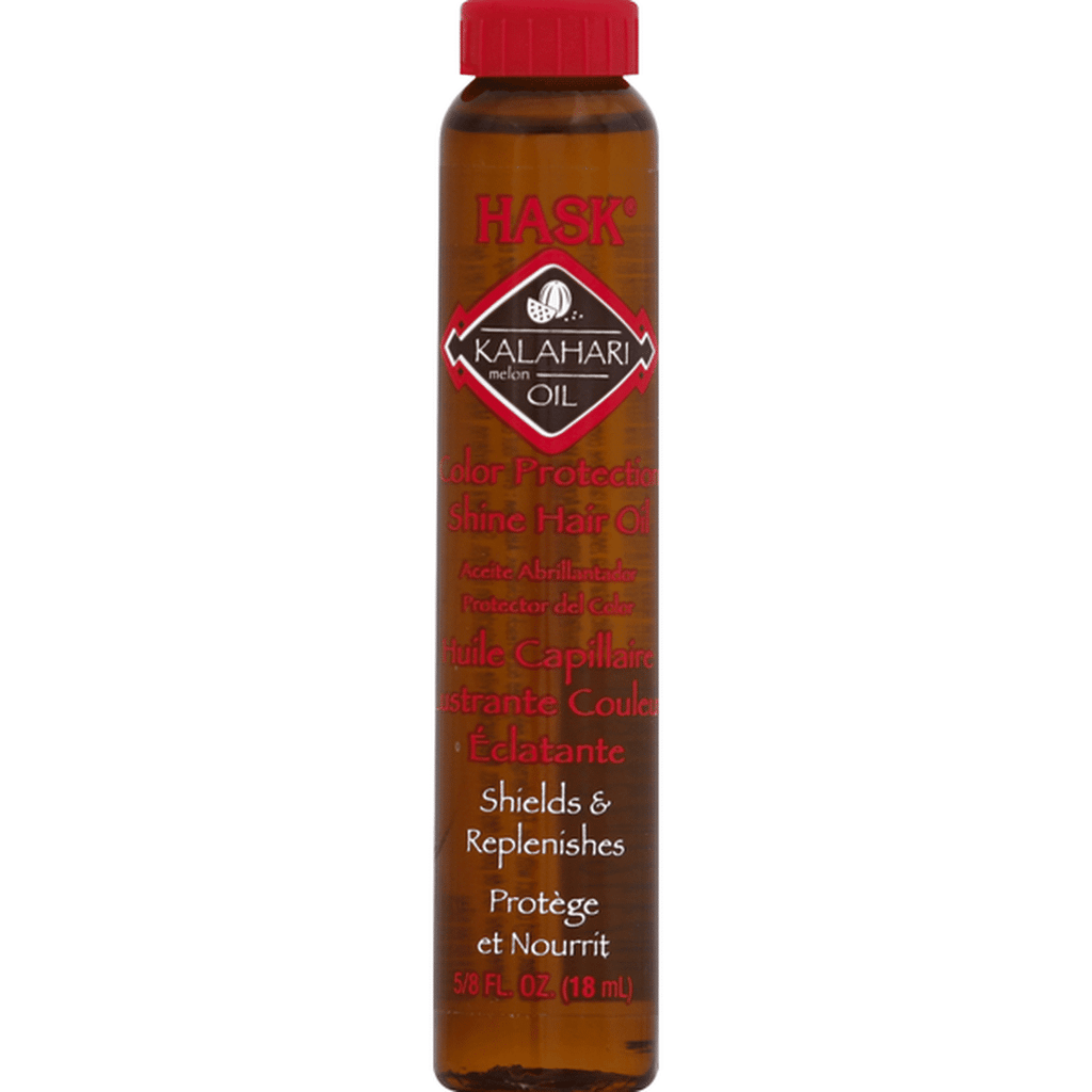 HASK Hair Oil, Shine, Color Protection, Kalahari Melon Oil