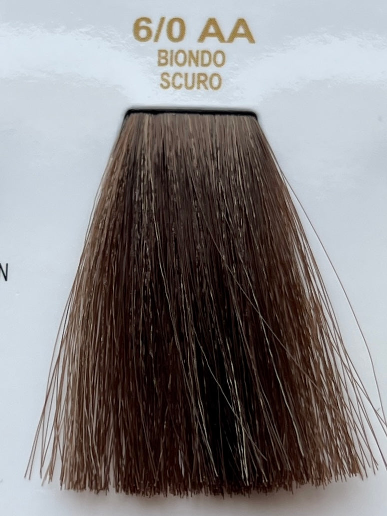 Lisap LK anti age Permanent Hair Colour - 100ml, 6/0 AA Dark Blonde / Biondo / أشقر غامق