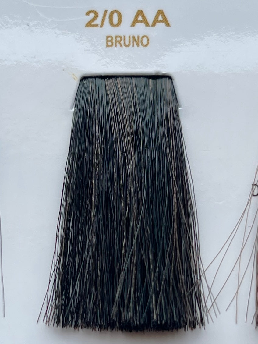 Lisap LK anti age Permanent Hair Colour - 100ml, 2/0 AA Very dark brown / Bruno بني