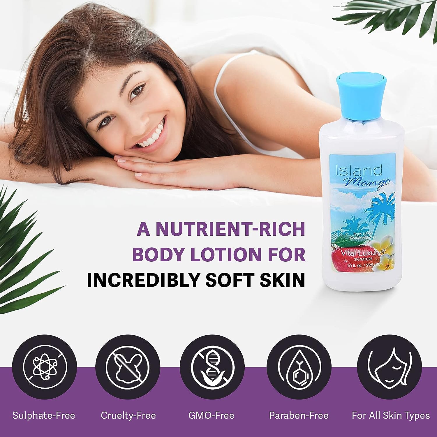 Vital Luxury Signature-10oz Body lotion - Island Mango