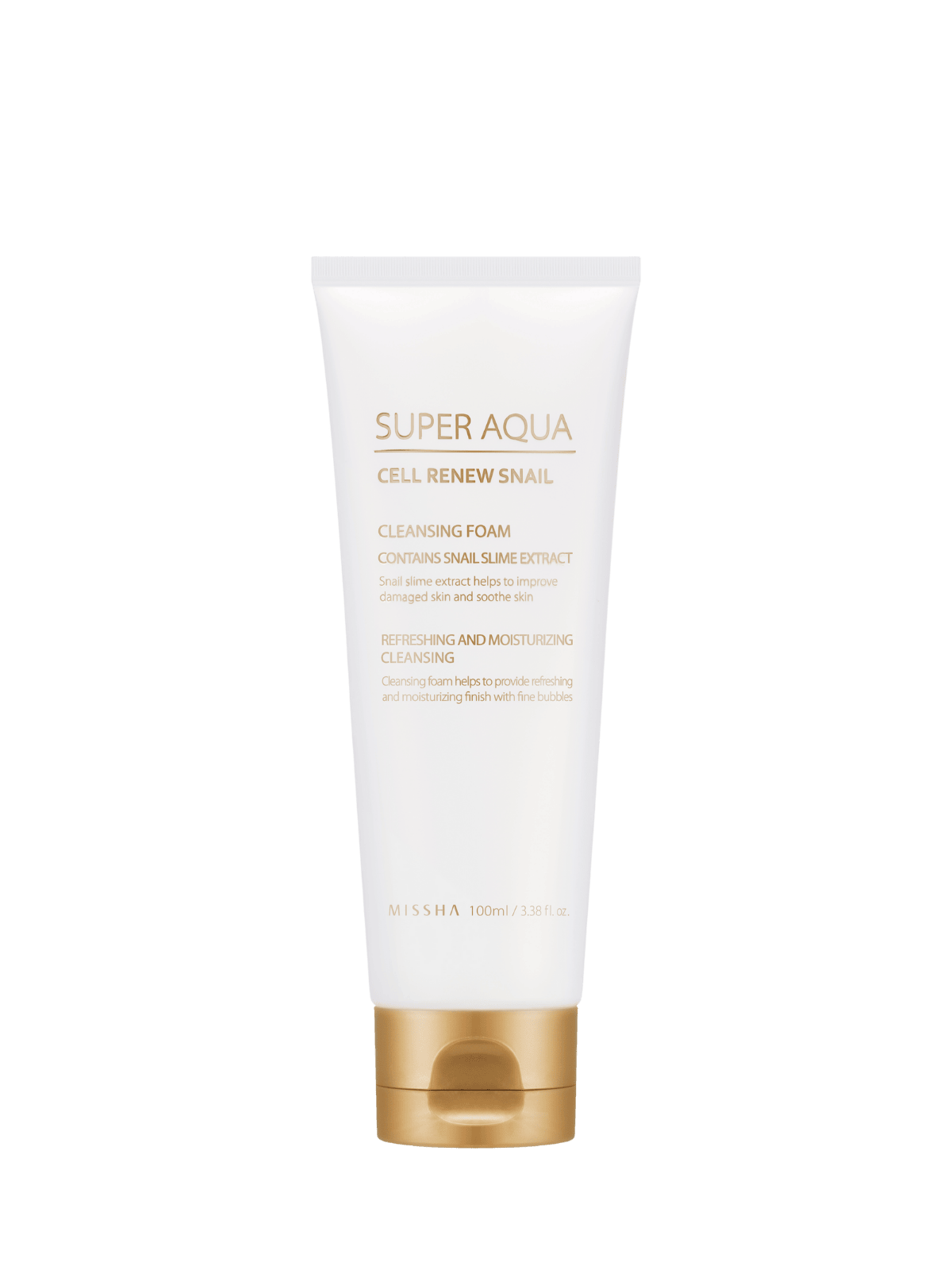 Missha Super Aqua Cell Renew Snail - Cleansing Foam