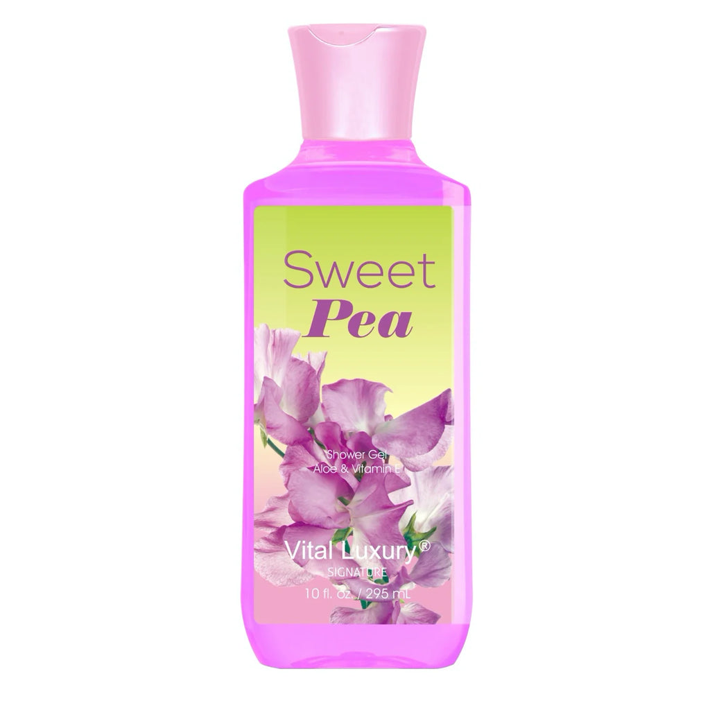 Vital Luxury Signature-10oz Shower Gel - Sweet Pea