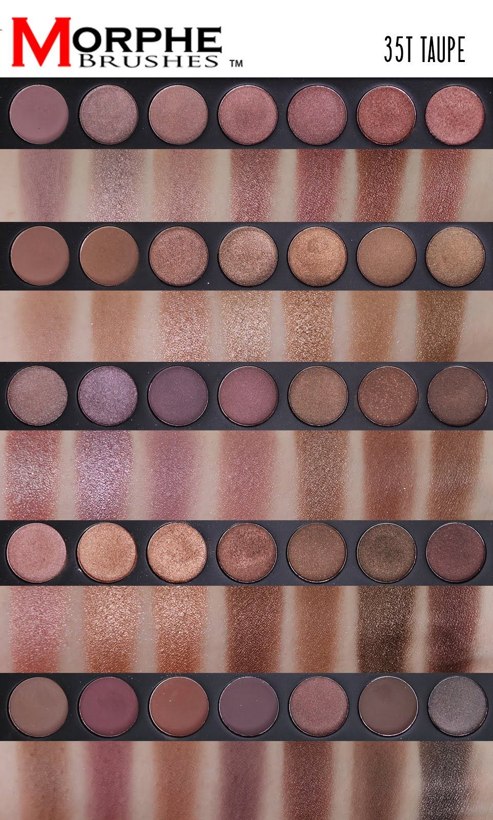 MORPHE 35T Taupe Artistry Eyeshadow Palette