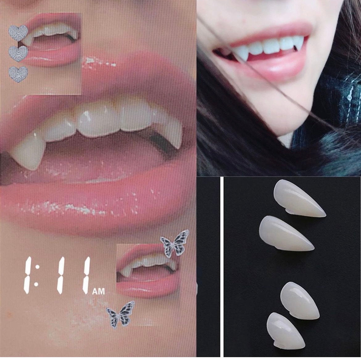 Fake teeth - Vampire Fang small length