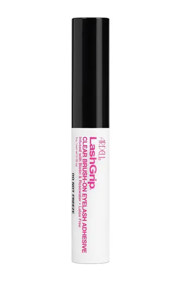 LASHGRIP® BRUSH-ON LASH ADHESIVE, INFUSED WITH BIOTIN & ROSEWATER, CLEAR, 0.18 OZ