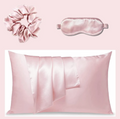 Satin Set ( PILLOWCASE , Hair Crunchie , eye mask ) |Frizz free Hair