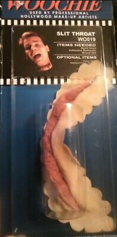 Woochie - Slit throat appliance injury