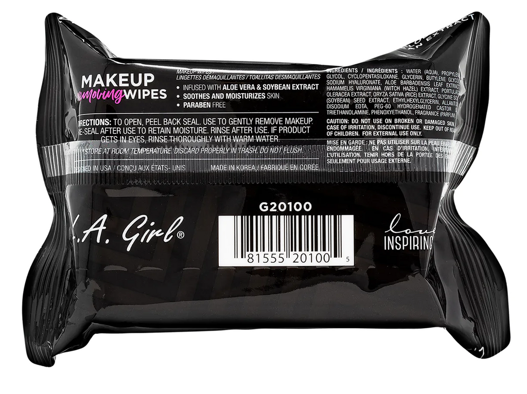 LA Girl - Makeup Removing Wipes