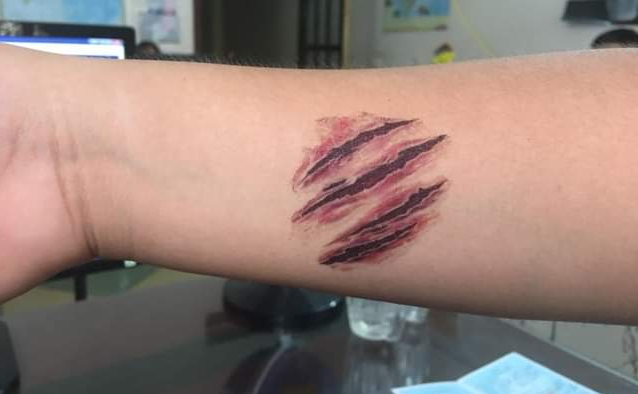 SFX Temporary tattoo - Slashed flesh