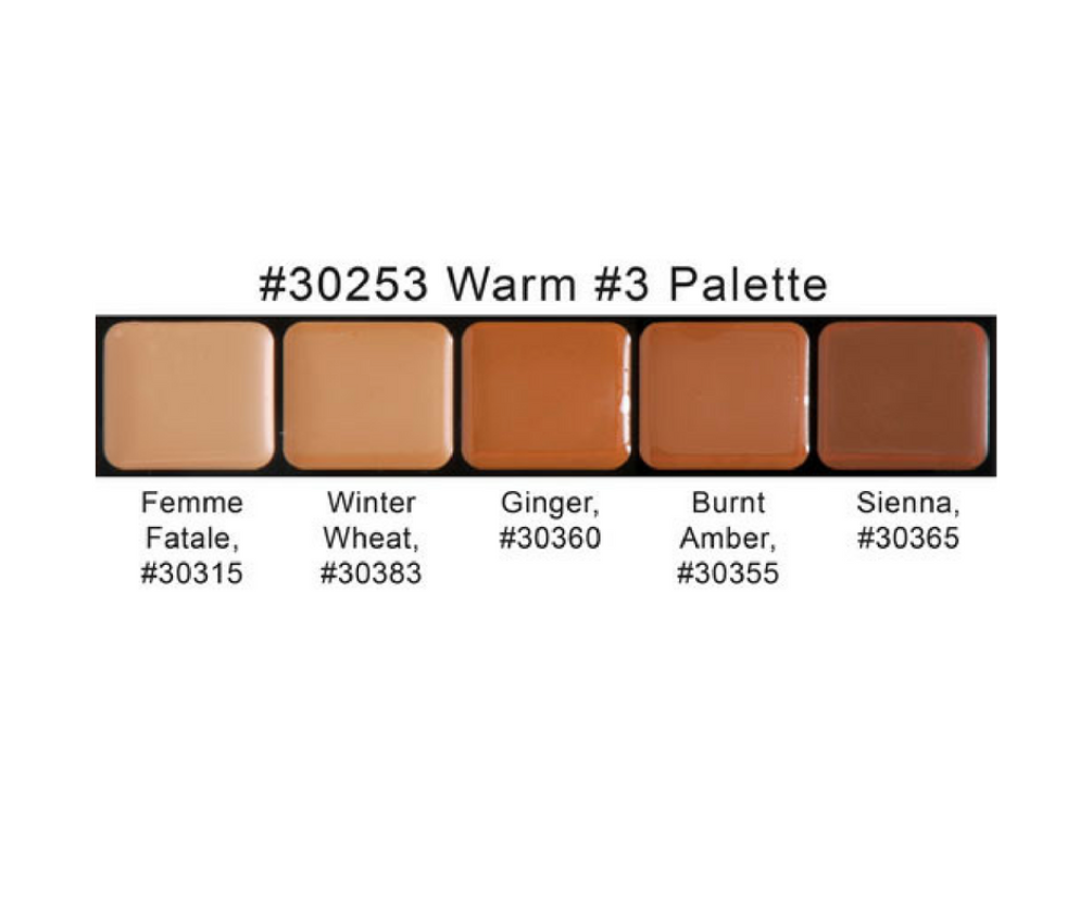 GRAFTOBIAN HD GLAMOUR CREME PALETTE WARM #3
