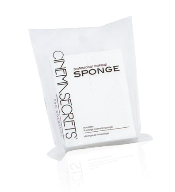 Cinema Secrets - PRECUT MAKEUP SPONGE, 8 WEDGE, SINGLE