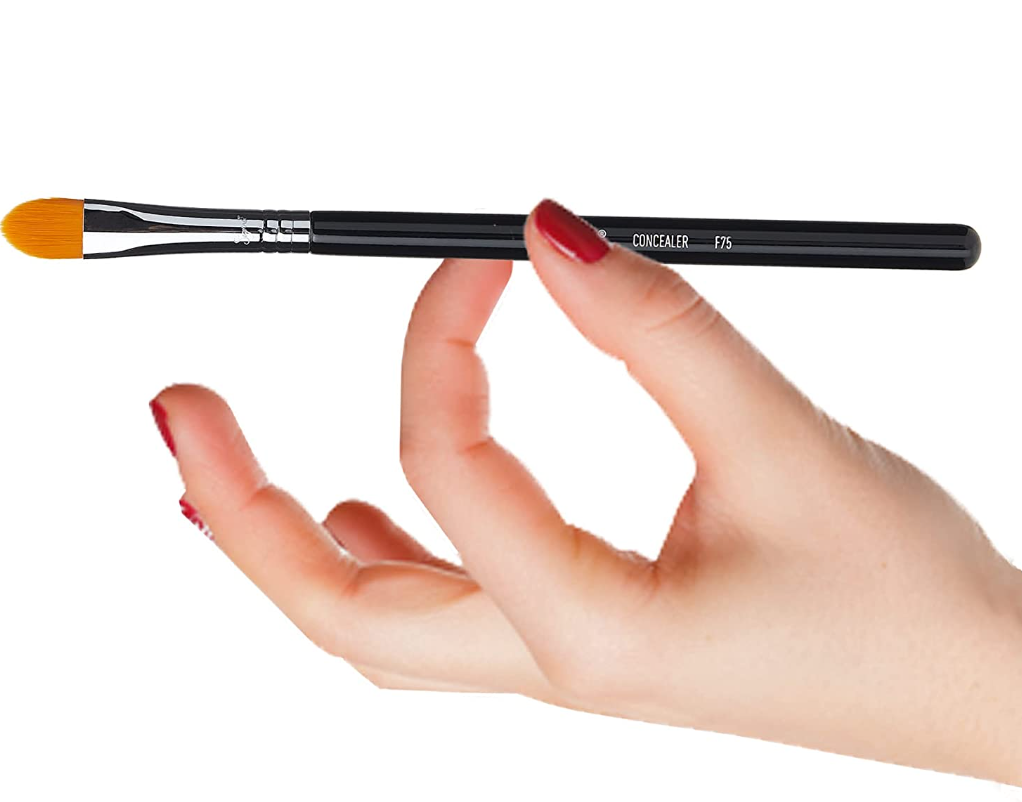 Sigma Beauty - F75 CONCEALER BRUSH - BLACK/CHROME
