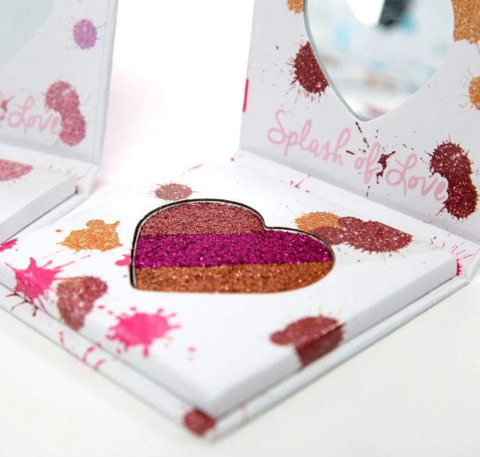 BEAUTY CREATIONS SPLASH OF LOVE MINI GLITTER PALETTES