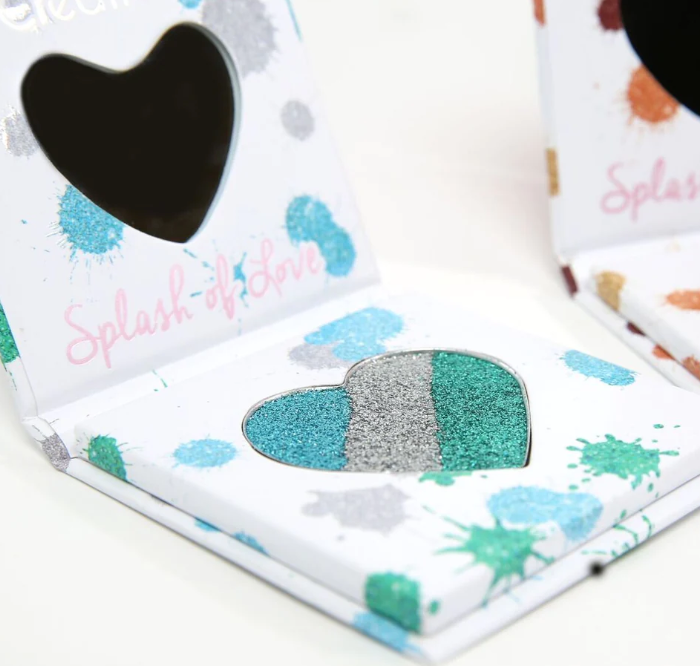 BEAUTY CREATIONS SPLASH OF LOVE MINI GLITTER PALETTES