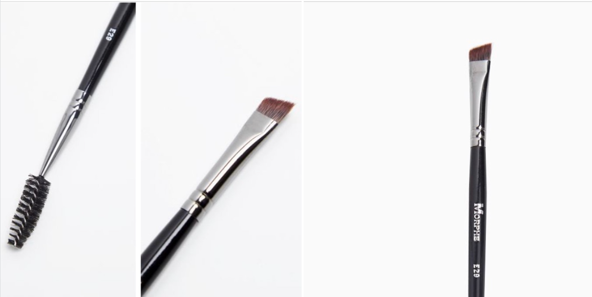 Morphe e29 double ended eyebrow brush