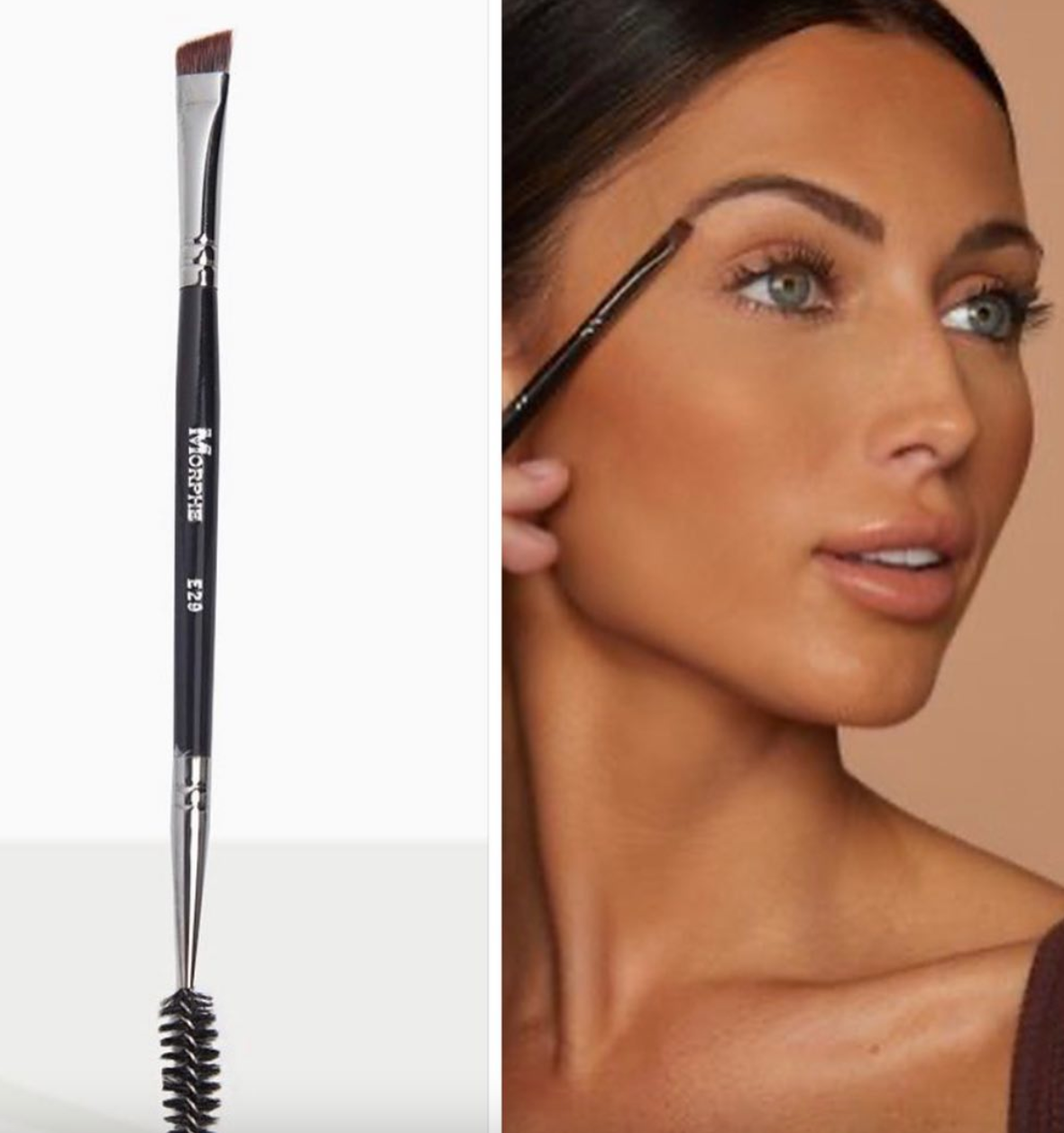 Morphe e29 double ended eyebrow brush