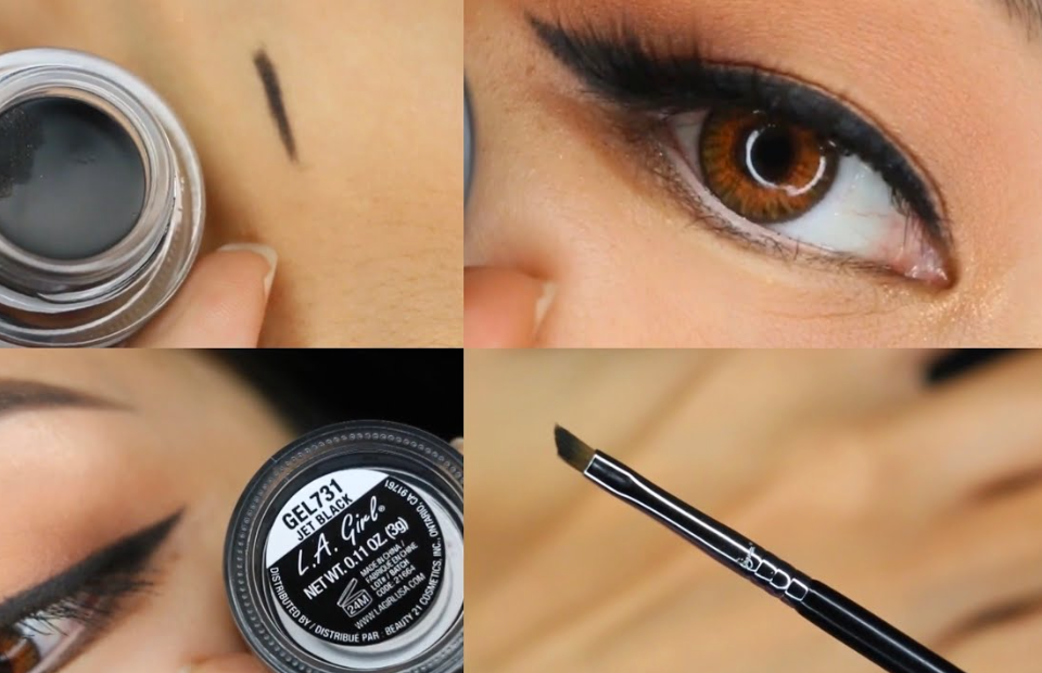 Sigma Beauty - E06 WINGED LINER™ BRUSH - BLACK/CHROME