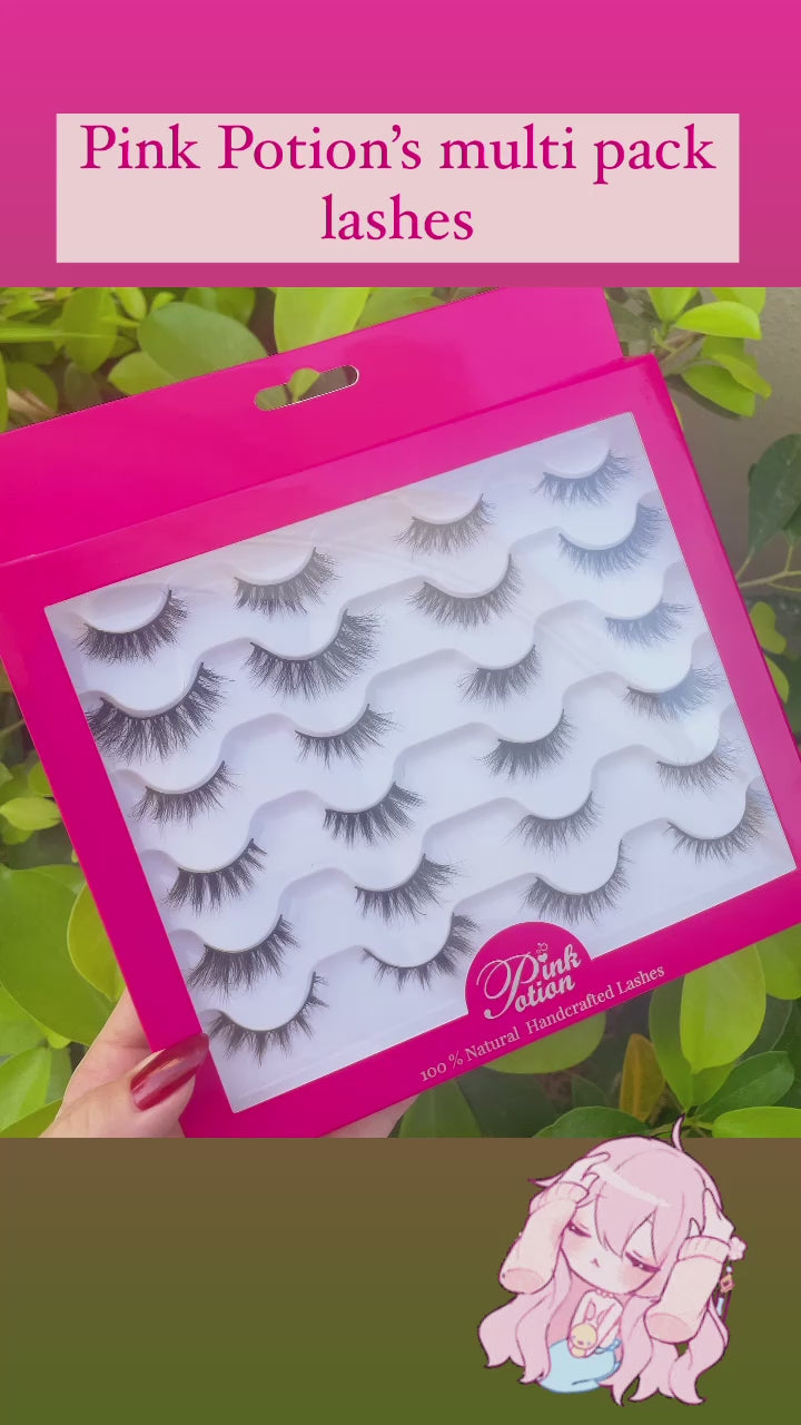 Pink Potion Multi pack luxury lashes