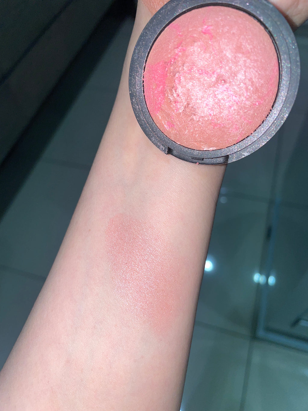 elf cosmetics baked blush - Passion Pink
