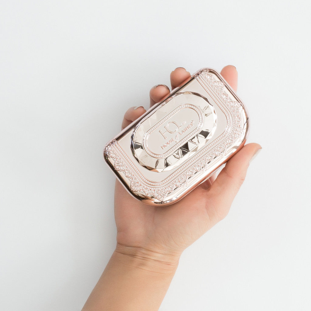 HOUSE OF LASHES - CHAMPAGNE GOLD PRECIOUS GEM CASE