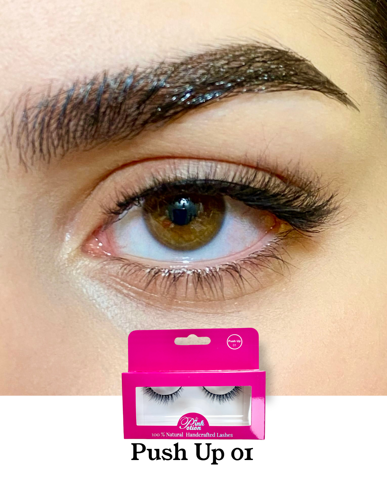 Pink Potion Lashes - Push Up 01
