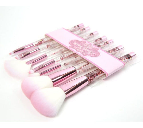 Beauty Creations - Rose Liquid Sparkle 7pc Brush Set