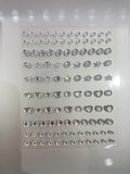Face jewel - heart stars Rhinestone crystals